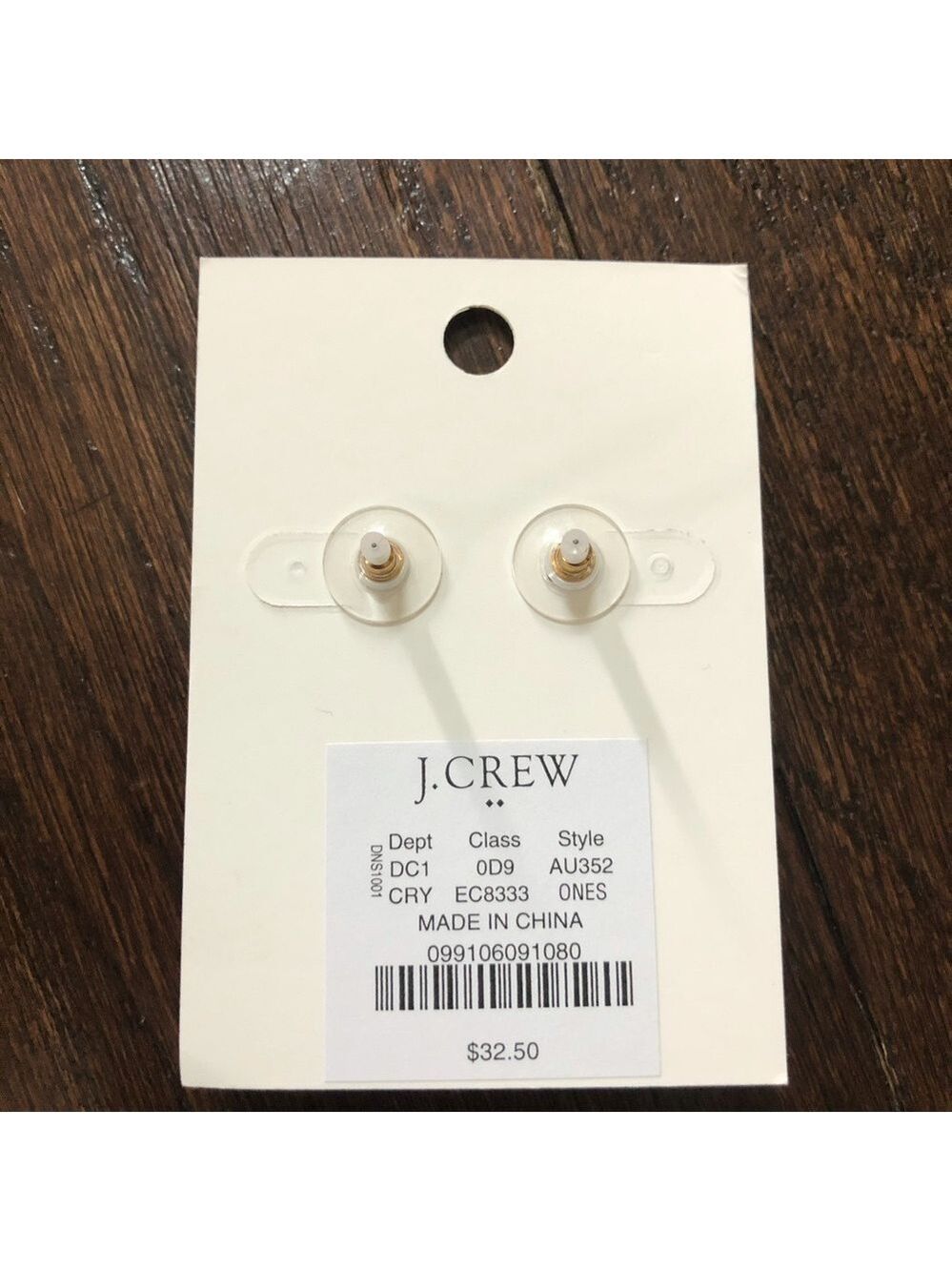 J.Crew-Crystal waterfall dangle earrings-NWT - Picture 5 of 6